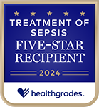 Healthgrades 5 Star Recipient - Treatment of Sepsis